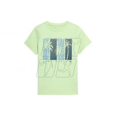 T-shirt 4F Junior HJL2-JTSM015 lime