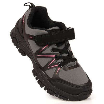 8. American Club Jr AM902A Velcro Hiking Shoes Gray 