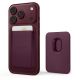 Tech-Protect CH01 MagWallet MagSafe Magnetic Wallet for phone - burgundy