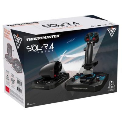 6. Thrustmaster Sol-R 4 HOTAS Black USB Joystick + Motor Control Lever Analog/Digital PC
