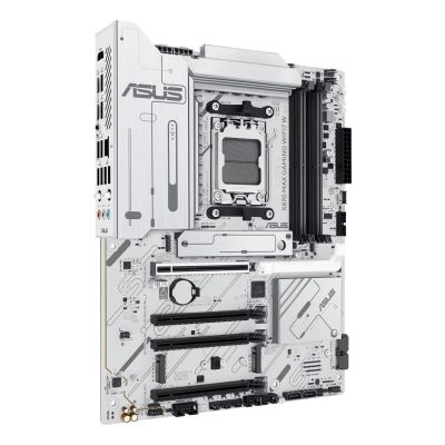 3. ASUS X870 MAX GAMING WIFI7 White Motherboard