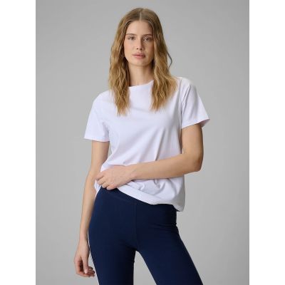 Women's regular plain T-shirt 4F 4FRMM00TTSHF3617-10S