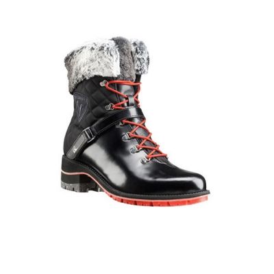 6. Rossignol W 1907 Megeve Black Gloss Shoes