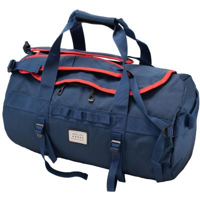 FITNESS/TRAVEL BAG A3051 NAVY BLUE-RED SEMI LINE