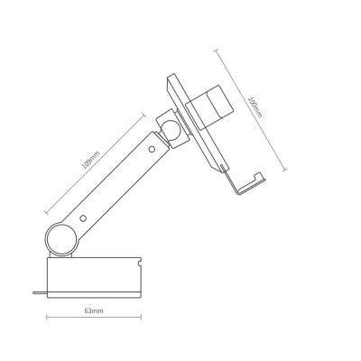 23. Baseus telescopic gravity car holder for the windshield black (SUYL-JY01)