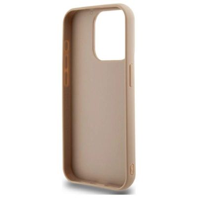 5. DKNY Quilted Stack Logo iPhone 15 Pro Max Case - Beige