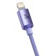 3. Baseus CAJY000305 Lightning - USB-C PD cable 20W 480Mb/s 2m - purple
