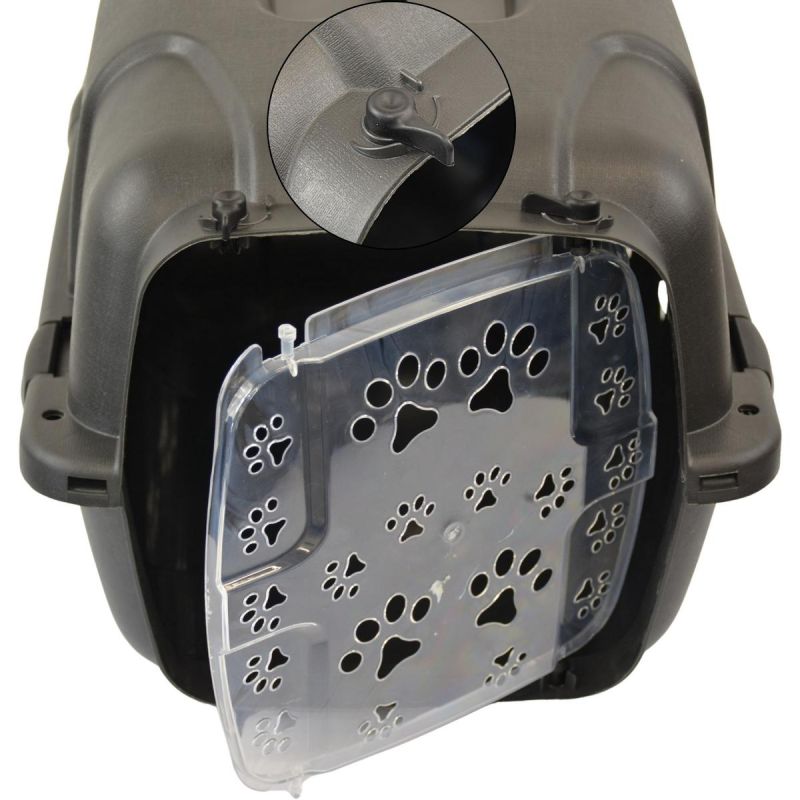 4. PET CARRIER 48X32X30CM - BLACK
