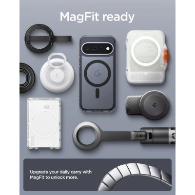 9. Spigen Ultra Hybrid Mag MagSafe Case for Google Pixel 11 - Black and Gray