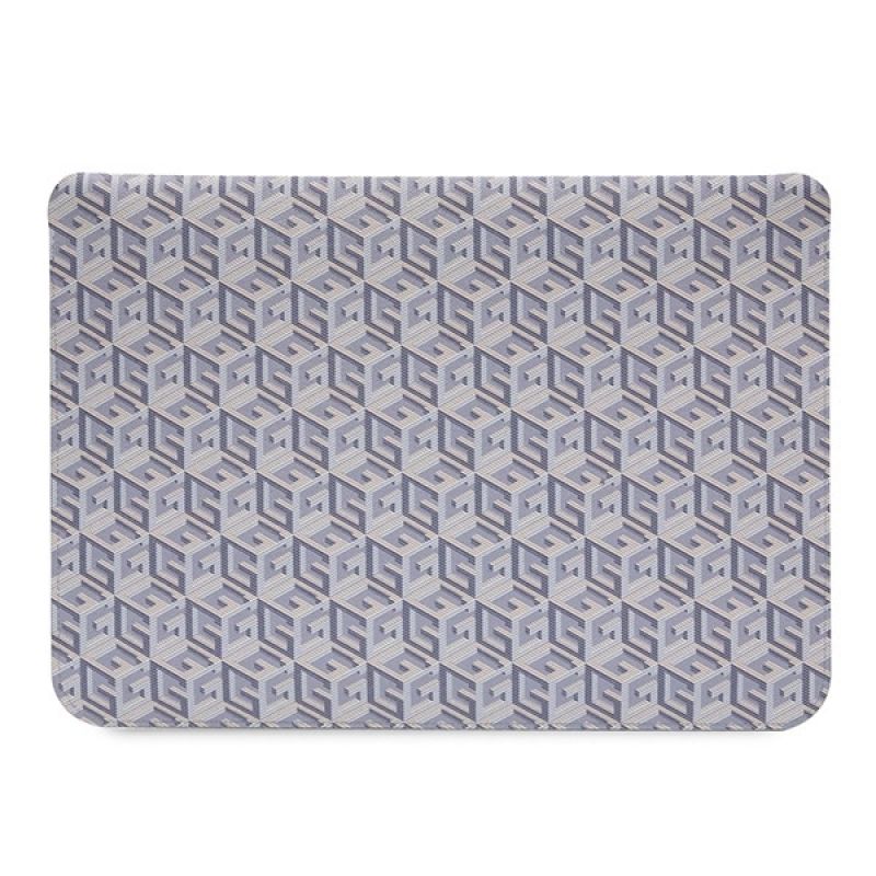 3. Guess GCube Stripes case for a 16" laptop - blue