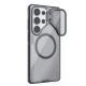 3. Nillkin Iceblade Prop Magnetic Case with Camera Cover and Stand Compatible with MagSafe for Samsung Galaxy S26 Ultra - Transparent Black