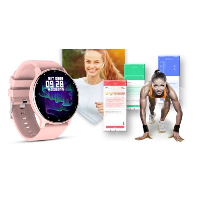 5. GIEWONT Pink GW120-1 Smartwatch