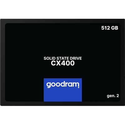 10. GOODRAM SSD 512GB Gen. 2 SATA III 2.5 CX400
