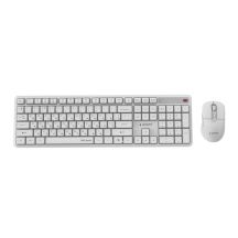 GEMBIRD WIRELESS KEYBOARD + MOUSE SET SILENT KEY PRO BUSINESS, WHITE, RU LAYOUT