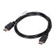 2. Lanberg CCS CA-HDMI-11CC-0010-BK cable (HDMI M - HDMI M; 1m; black)