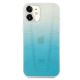 3. Mercedes Transparent Line Case for iPhone 12 mini - Blue