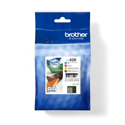 6. Brother LC-426VAL 4pack ink: Black, Cyan, Magenta, Yellow