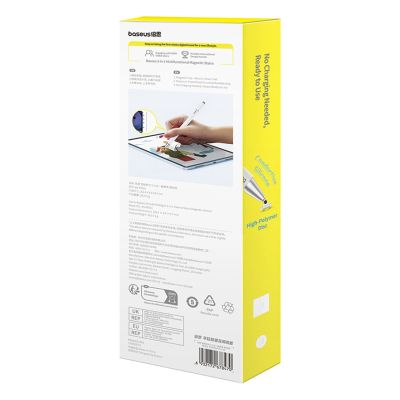 7. Baseus Smooth Writing III 3in1 Passive Stylus - Magnetic Version - White