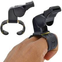 FOX 40 CLASSIC CMG WHISTLE BLACK FINGERGRIP