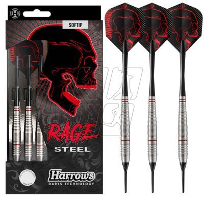 10. Harrows Rage Steel softip Ragesteel 16966 darts