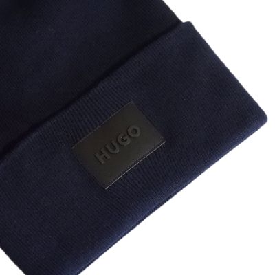 3. Hugo Boss Xevon Beanie Navy Blue - 50551508-410