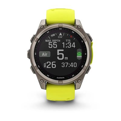 8. Garmin Fenix 8 Solar Sapphire Yellow Watch