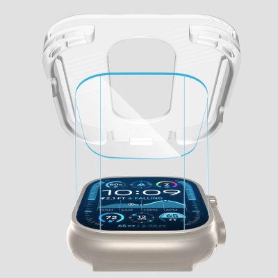 4. Tech-Protect Easy Set+ Tempered Glass 2-pack for Apple Watch Ultra 1/2 49mm - Clear
