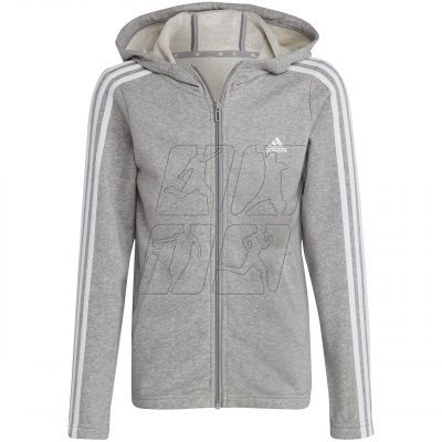 adidas Essentials 3-Stripes Full-Zip Hoodie Jr IC3635