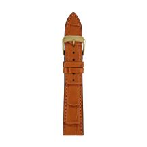 Zeppelin brown leather strap, 18 mm