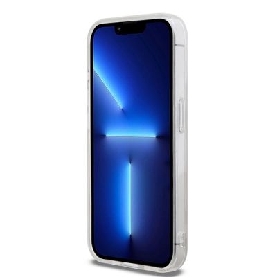 5. DKNY IML Checkered Mono Pattern & Printed Stripes MagSafe case for iPhone 13 Pro / 13 - beige