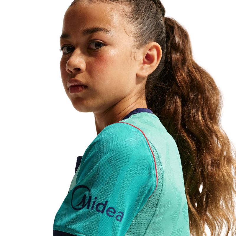 7. Nike FC Barcelona Stadium 2026/27 Kids' Jersey Green II6686 301