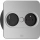 2. Bachmann 946.015 Electrical Socket Type E + USB A + USB C Stainless Steel
