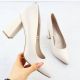 2. Pearl beige pointed toe pumps Sergio Leone PB216