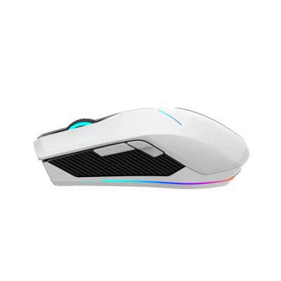 2. Machenike M721 Wireless Gaming Mouse 10000 DPI with RGB Backlight - White