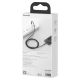 6. Baseus Tungsten USB - Lightning cable 2.4 A 1 m black (CALWJ-01)