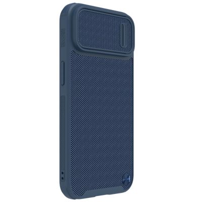 3. Nillkin Textured S Case for iPhone 14 Plus, armored cover with camera cover, blue