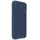 3. Nillkin Textured S Case for iPhone 14 Plus, armored cover with camera cover, blue