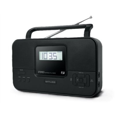 Muse Portable Stereo Radio | M-087 MB PLL | AUX Input | FM Radio | Headphone Output