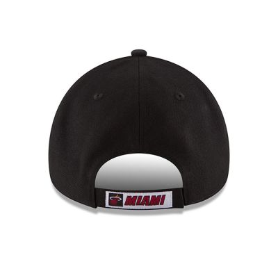 4. New Era 9FORTY NBA The League Miami Heat Black Cap - 11405603