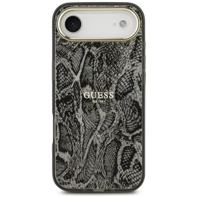 3. Guess Python Pattern MagSafe Case for iPhone Air - Black
