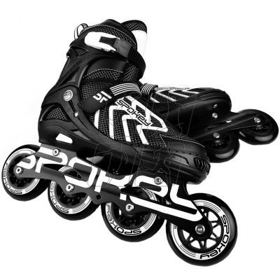 4. Inline skates Spokey Khan Bk / Wh Jr 927032-927033