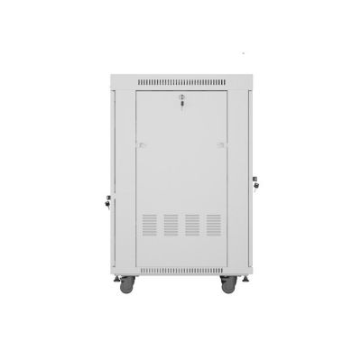 7. Lanberg FF01-6822-12SL 22U Freestanding Rack Gray