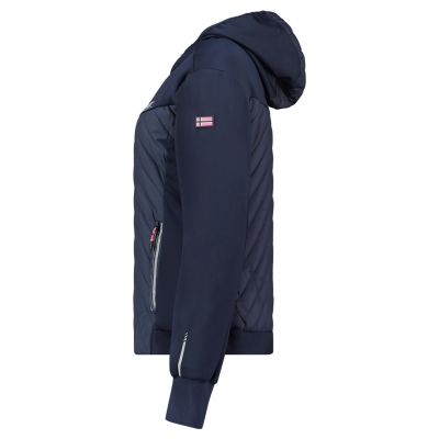 3. Geographical Norway Softshell TRIANGLE NAVY / PINK DB LADY 024 (WY3257F/GN/Navy / Pink)
