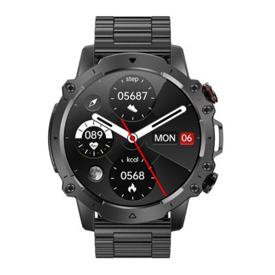 4. Men's Smartwatch Rubicon RNCF18-1 BLACK Bracelet + Strap
