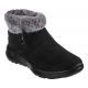 5. Skechers ON-THE-GO JOY FIRST GLANCE Women's Winter Boots in Suede Leather with Fur, Black (144041-BKGY)