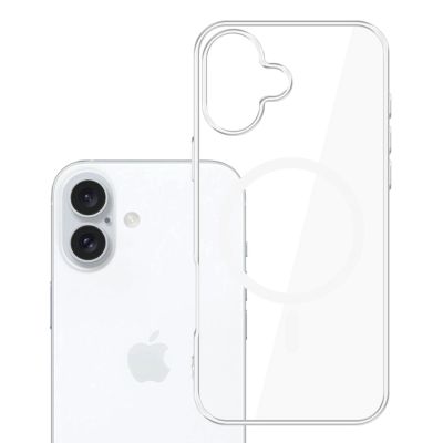 3. 3mk Clear MagCase for Apple iPhone 16 - transparent