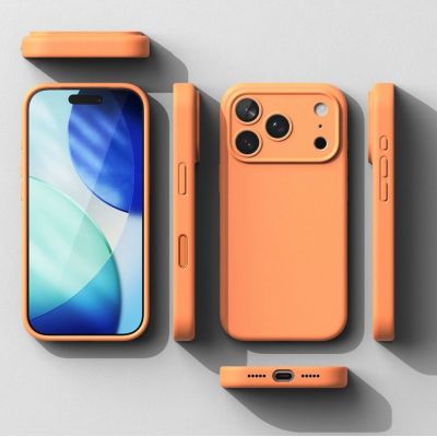 7. Ringke Silicone Magnetic MagSafe Case for iPhone 17 Pro Max - Orange