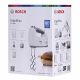 18. BOSCH MFQ36480 Hand Mixer (450 W; white)