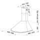 3. MAAN Mix 3 60 Wall-Mounted Cooker Hood, Satin