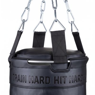 3. PREMIUM Punching Bag + Hoop SBRX Black Empty - 150cm | DBX Bushido